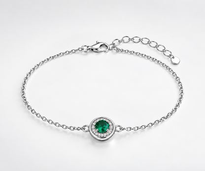 925 Sterling Silver Trendy Animal Zircon Chain Bracelet for Women